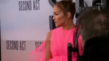 Jennifer Lopez’s Hot Pink Gown Has a Train That Rivals Princess Diana’s Wedding Dress