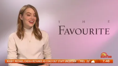 Emma Stone and cast chat with Sunrise about ‘The Favourite’