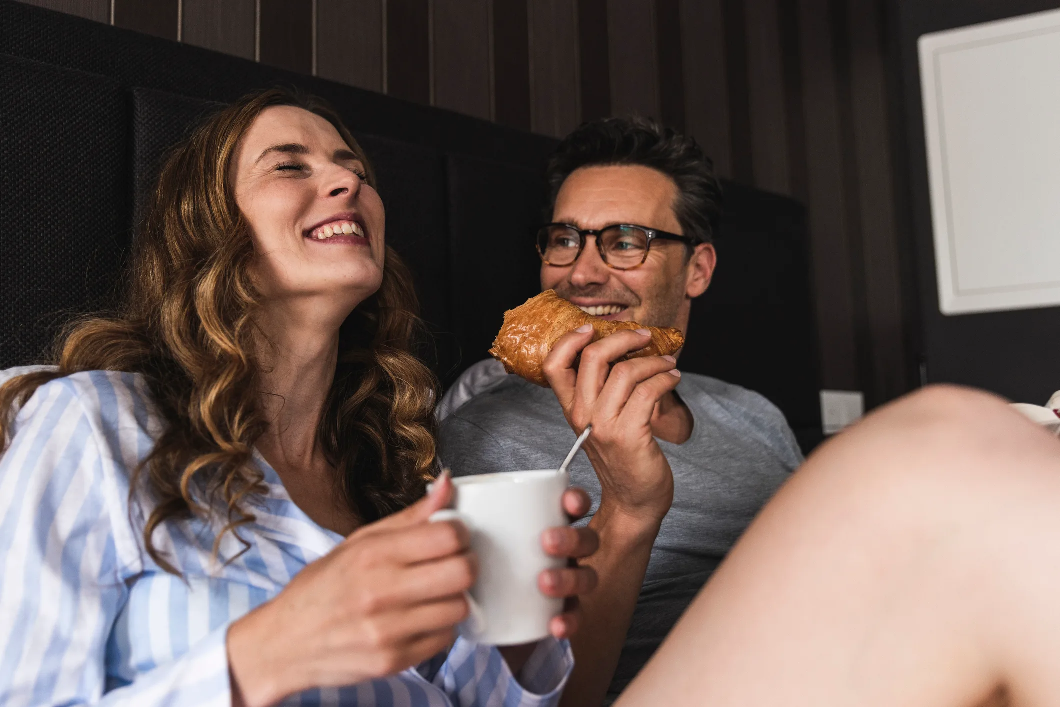 Friends hanging out together in bed is fine in an FWB situation, as long as it doesn't feel more like a friendship than a serious relationship.