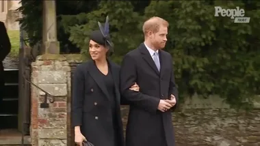 Meghan Markle Drops a Hint About Baby’s Due Date During Christmas Day Outing