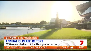 2018 recorded as Australia’s third hottest year on record