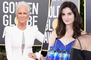 Jamie Lee Curtis Slams The Golden Globes’ Fiji Water Girl