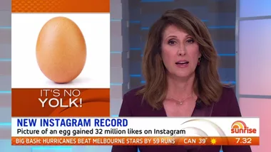 Picture of an egg becomes most liked photo on Instagram