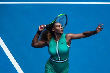 Serena Williams Wore Fishnet Stockings On Court At The Australian Open