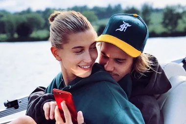 Hailey Baldwin Wore A Stunning Off-The-Shoulder White Dress To Marry Justin Bieber