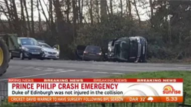 Prince Philip involved in car crash