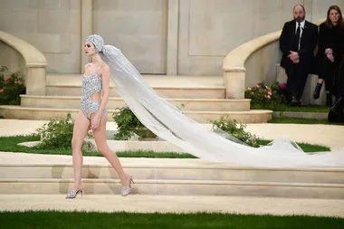 Chanel Sent A Bride Down The Runway In A Glittering Swimsuit