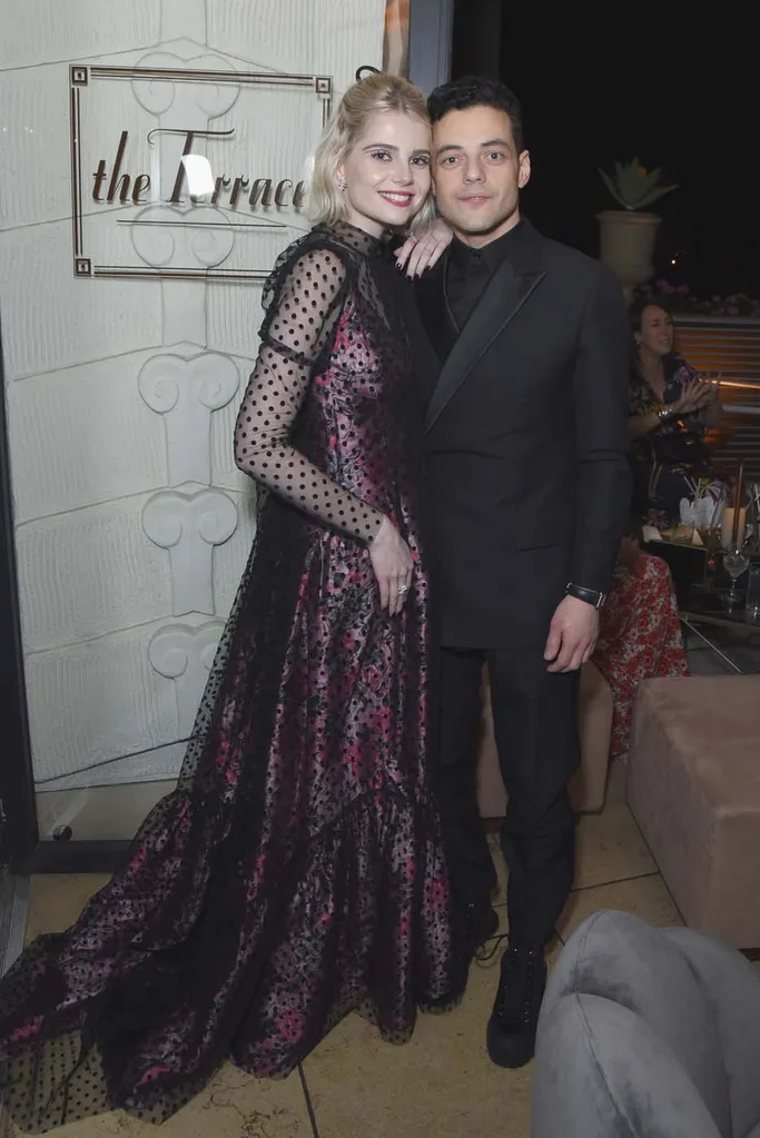 Lucy Boynton and Rami Malek