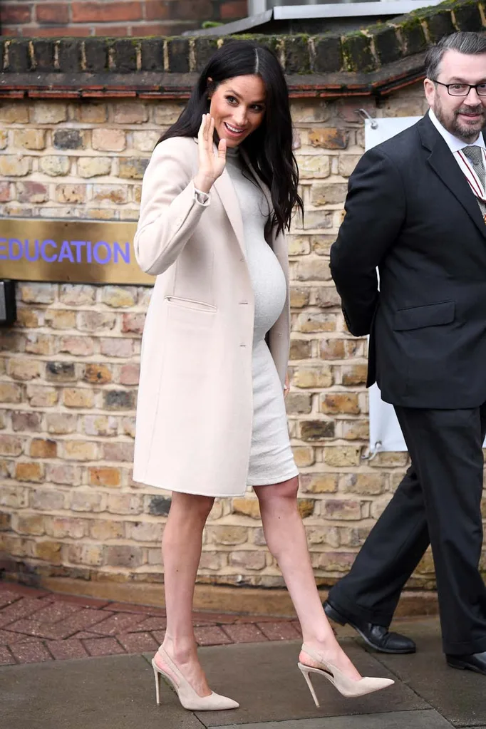 Meghan, Duchess Of Sussex departs after visiting Mayhew Animal Welfare Charity on January 16, 2019 in London, England