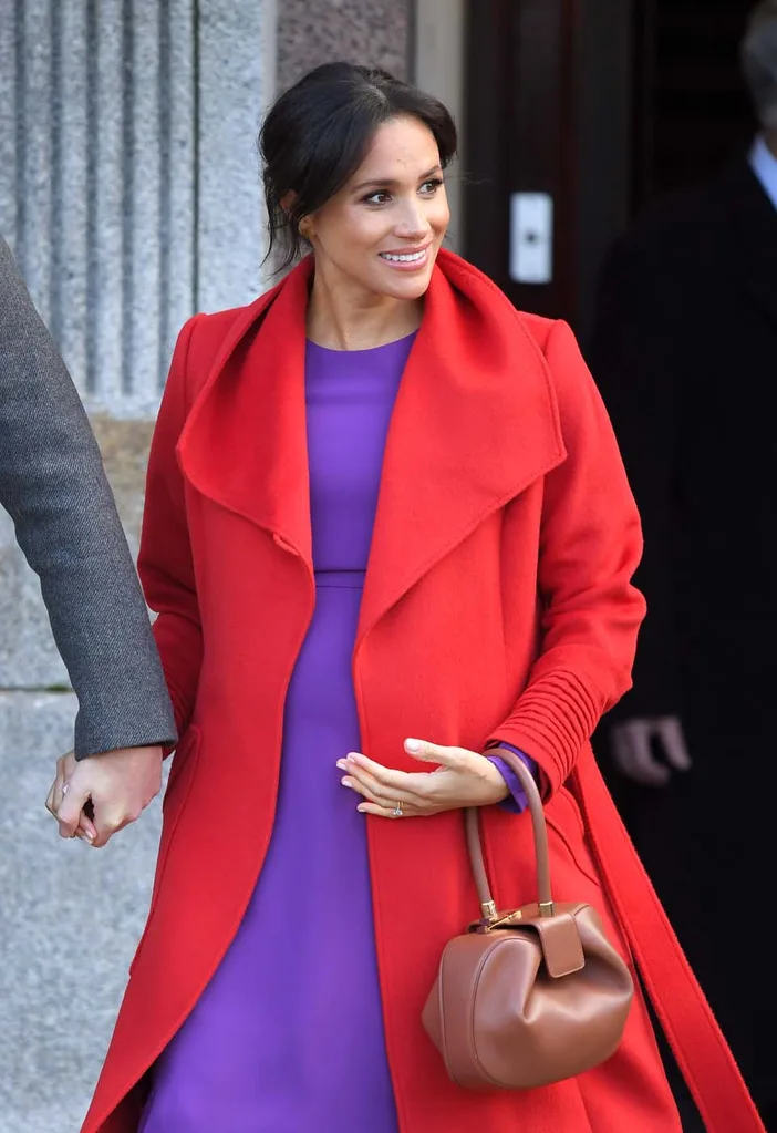 Meghan, Duchess of Sussex meets members of the public during a visit of Birkenhead at Hamilton Square on January 14, 2019