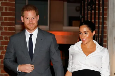 Meghan Markle And Prince Harry Walk The Red Carpet Hand-In-Hand