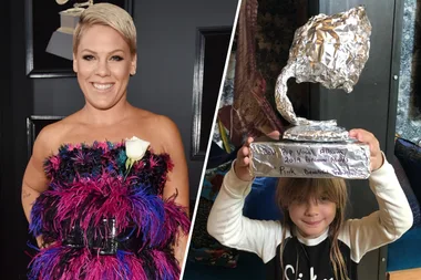 Pink Gets Homemade Grammy From Daughter Willow After Losing