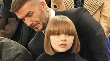 Harper Beckham Had French-Girl Bangs At London Fashion Week