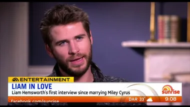 Liam Hemsworth’s gives first interview since marrying Miley Cyrus