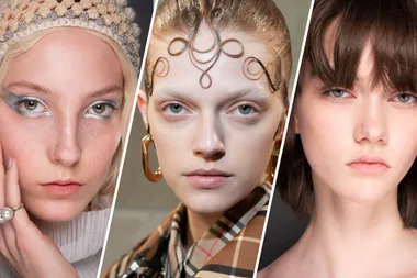 Intricate Ballerina Buns And Silver Eyeliner Take Over Fashion Week