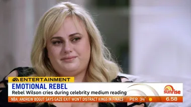 Rebel Wilson get emotional during celebrity medium reading