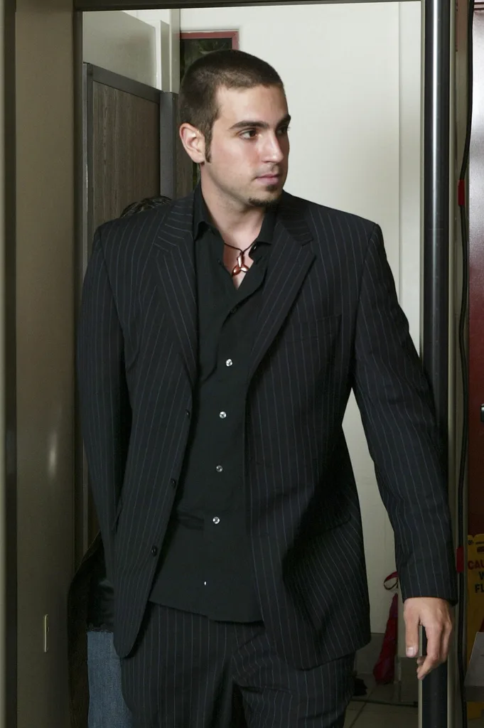 Wade Robson, arrives at the Santa Barbara County Superior Court for Michael Jackson's child molestation trial May 5, 2005