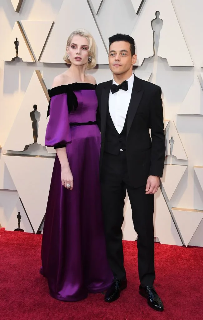 Rami Malek and actress Lucy Boynton