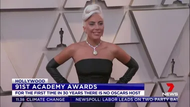 WATCH: Lady Gaga arrives in stunning black dress at 2019 Oscars