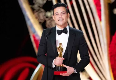 Rami Malek Declares His Love For Co-Star Lucy Boynton In The Most Romantic Oscars Speech Ever