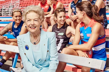 Women’s Footy Pioneer Susan Alberti Is The Inspiration We All Need Today