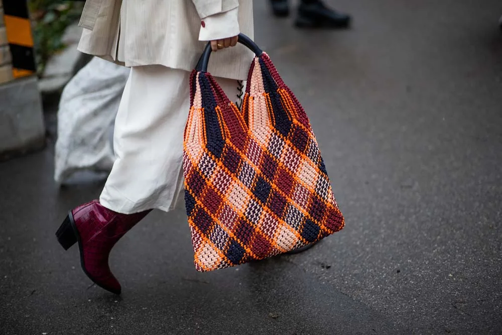 Orange tartan