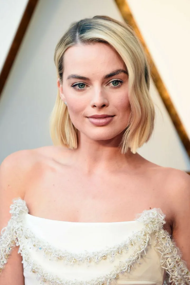 Margot Robbie with a bob