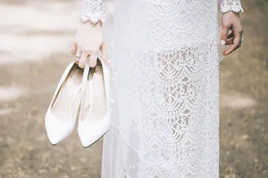 Bride Finds Message From Her Late Mum On The Soles Of Her Wedding Shoes