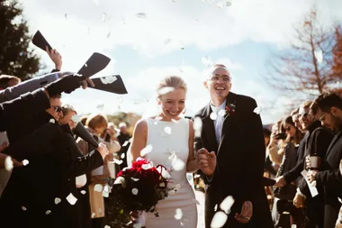 Real Wedding: A Wintery Farm Wedding That Bucked Tradition