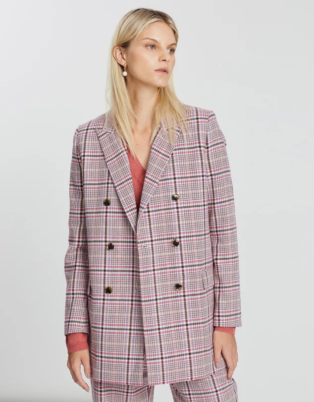 Samsoe Samsoe Klint blazer, theiconic.com.au