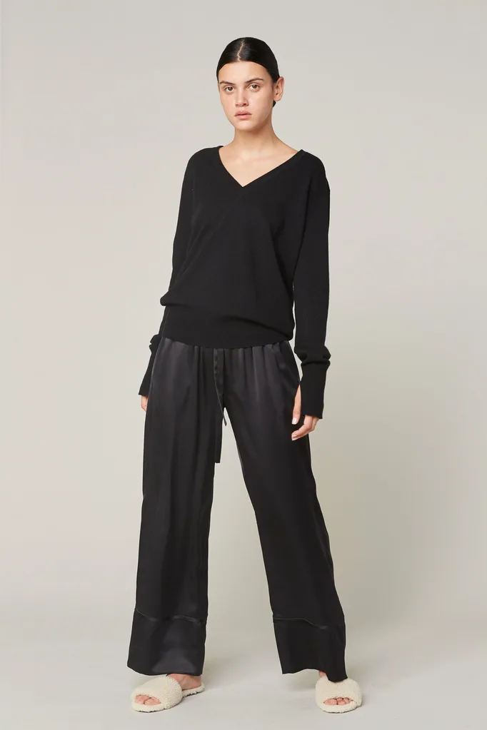 Cashmere V-neck sweater, leemathews.com.au