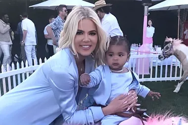 Khloé Kardashian And Tristan Thompson Had The Most Uncomfortable Reunion At True’s First Birthday