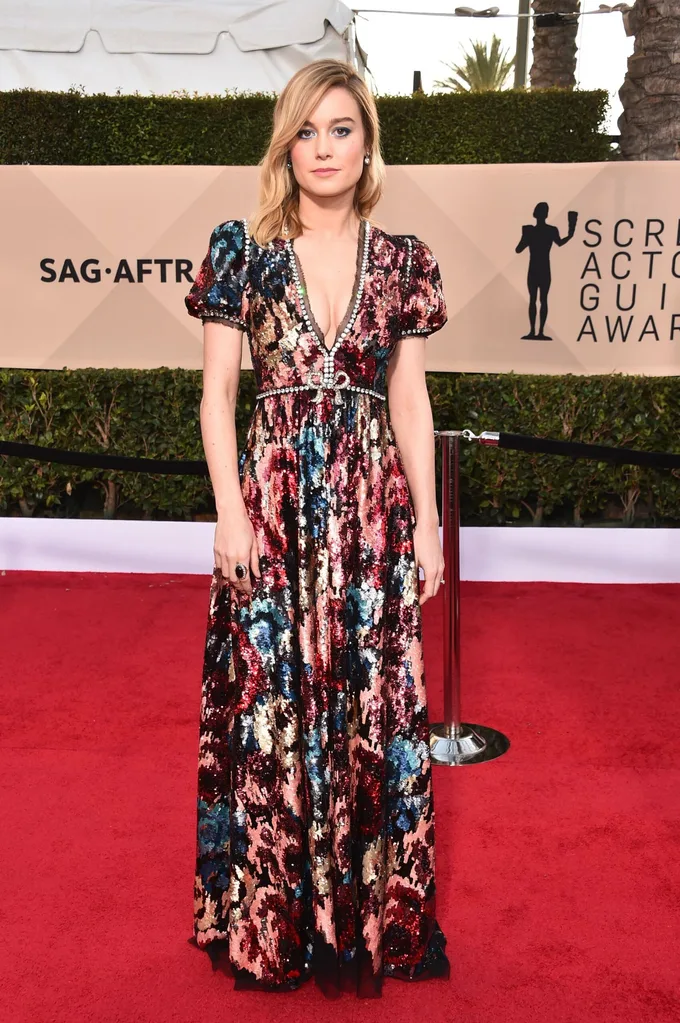 Brie Larson at the 2018 SAG Awards