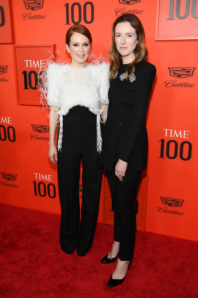 Julianne Moore and Clare Waight Keller