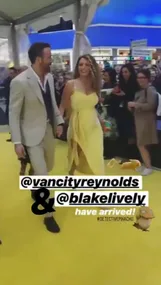 WATCH: Pregnant Blake Lively with Ryan Reynolds on the red carpet