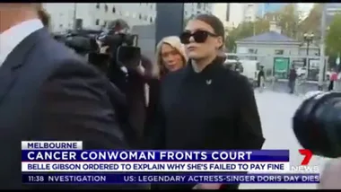 WATCH: Cancer con artist Belle Gibson returns to court in Melbourne