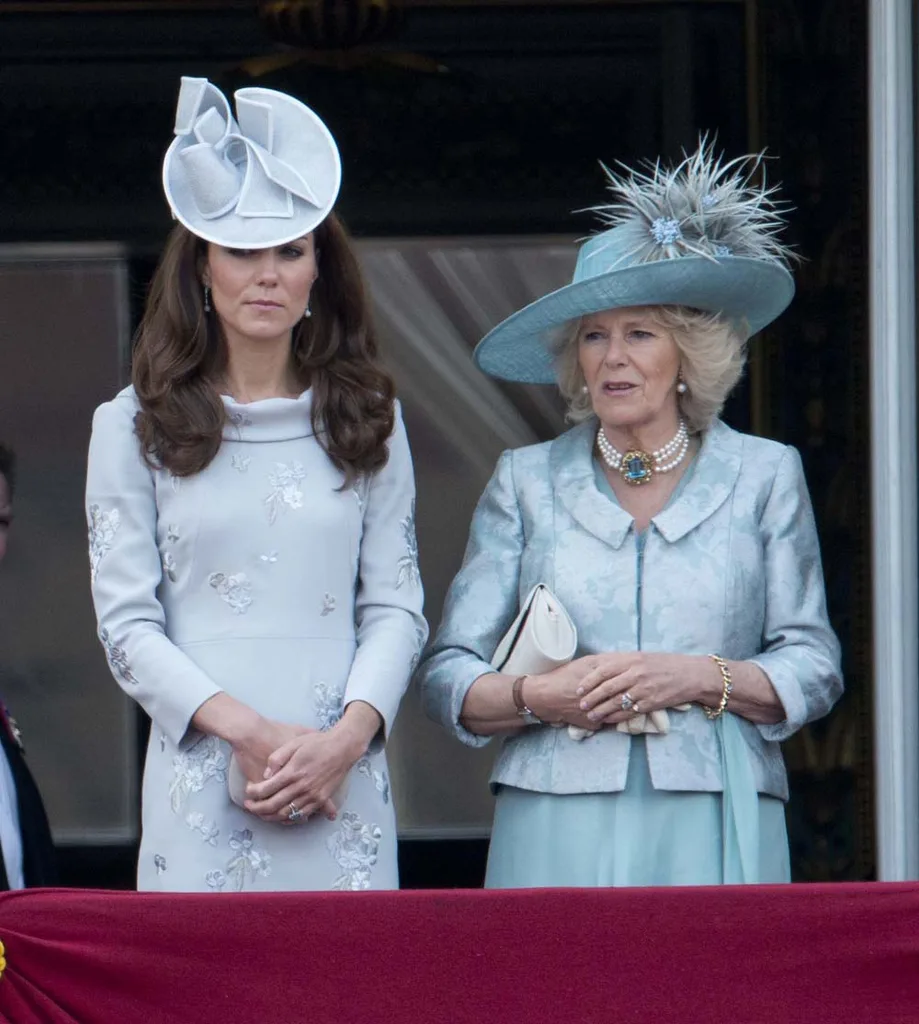 Kate Middleton wearing an Erderm dress at Trooping Of The Colour, 2012