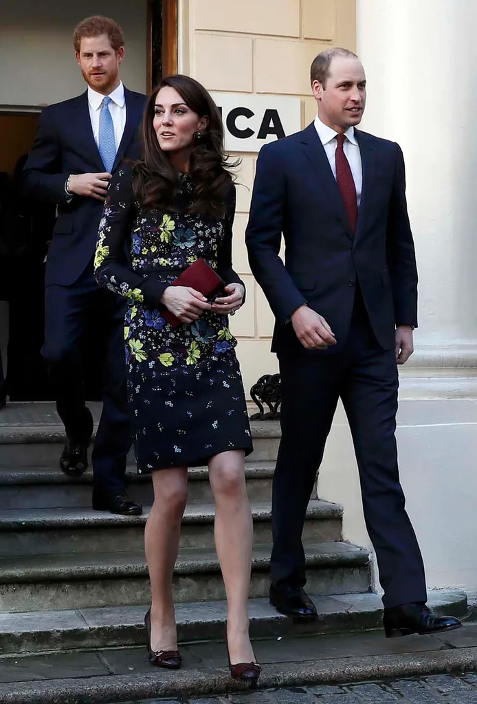 Kate Middleton wearing an Erdem dress on January 17, 2017