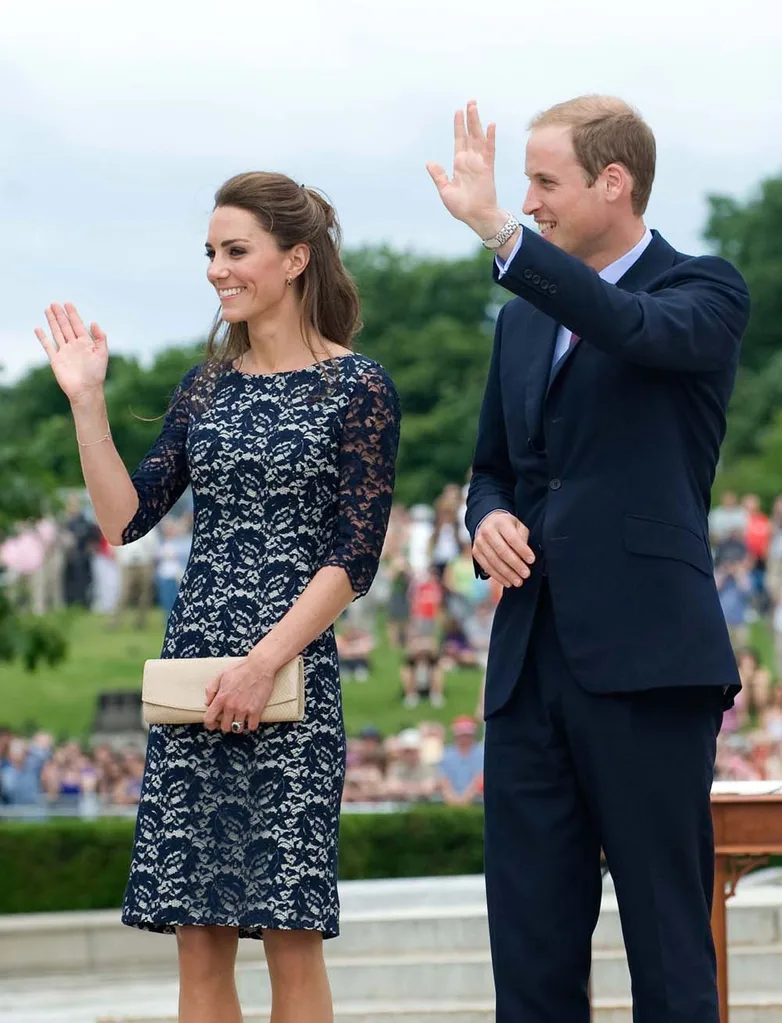 Kate Middleton wearing an Erdem dress on June 11, 2011