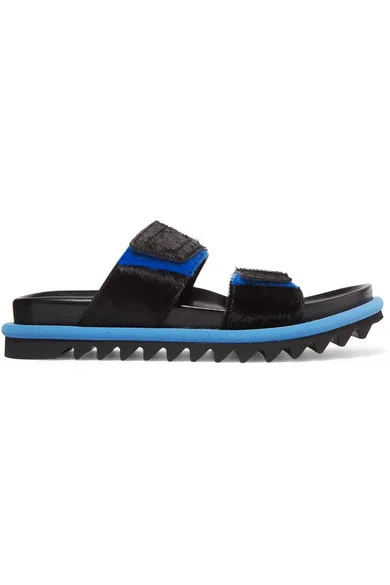 Dries Van Noten slides, $820; netaporter.com