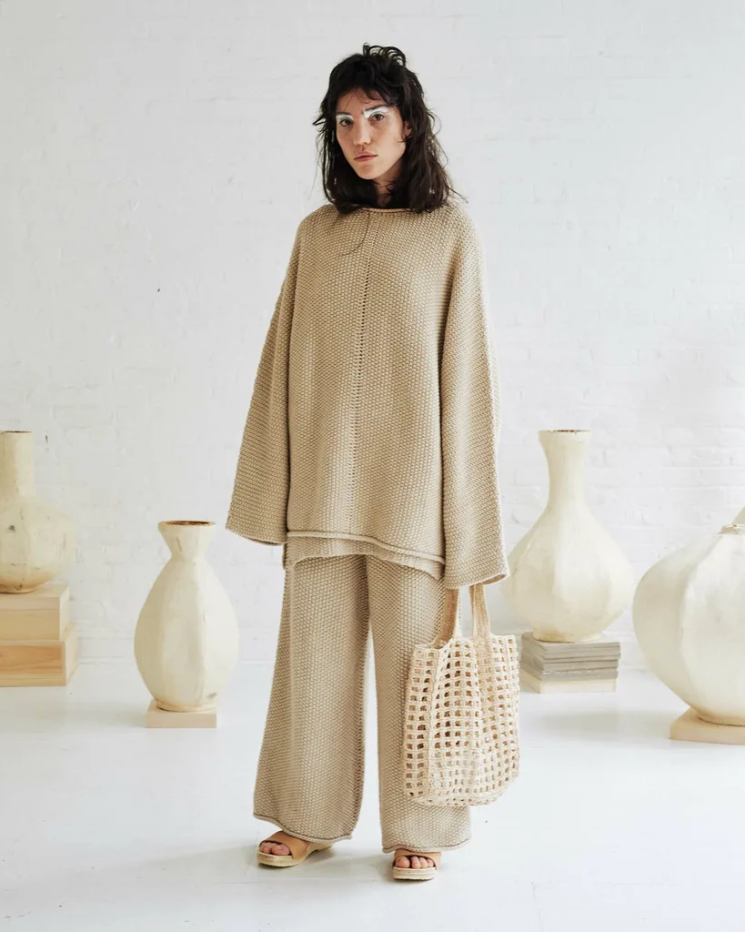 Wool bag and wool jumper