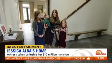 WATCH: Jessica Alba gives tour insider her $10 million mansion