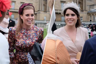 Princesses Beatrice And Eugenie Stun Alongside Cousin Prince Harry For Buckingham Palace Garden Party