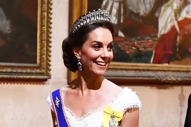 Kate Middleton Wears Her Favourite Tiara For State Banquet With Donald Trump
