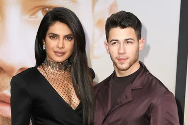 Priyanka Chopra’s Arrived In A Sultry High Leg Slit Dress For Date Night With Nick Jonas