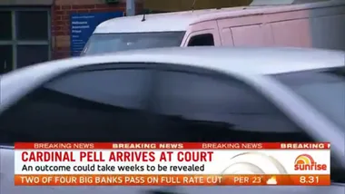 Cardinal George Pell Arrives At Supreme Court To Appeal Against Child Sex Abuse Convictions