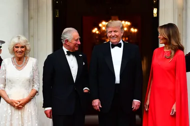 Camilla Parker Bowles Becomes An Internet Sensation After A Cheeky Wink Behind Donald Trump’s Back