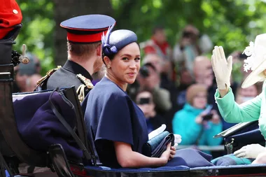 Meghan Markle Has Made Her Post-Baby Debut At Trooping The Colour