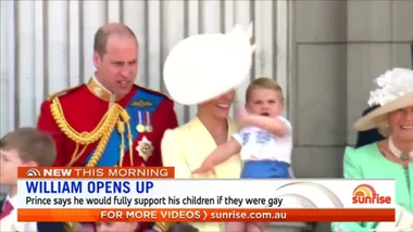 Prince William says it’d be ‘absolutely fine’ by him if his kids were gay