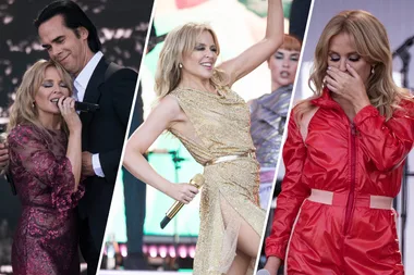 Pop Icon Kylie Minogue Steals The Show At Glastonbury